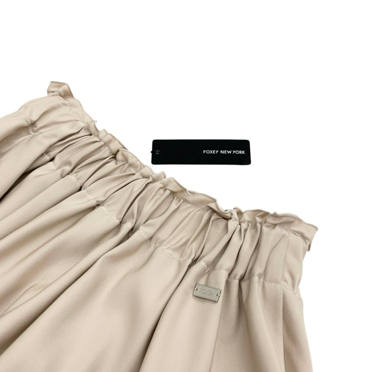 FOXEY NEWYORK フォクシー スカート ルナートワライト アーモンドラテ 38 45409-NASOY