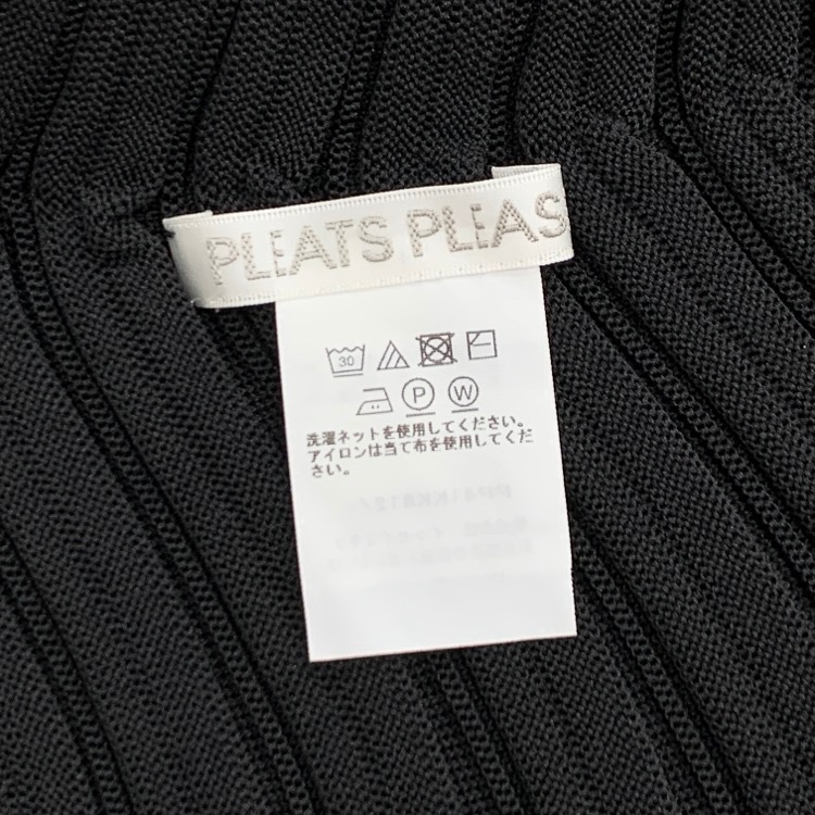 PLEATS PLEASE ISSEY MIYAKE プリーツプリーズ イッセイミヤケ MUSHROOM KNIT マッシュルームニットプルオーバー ブラック PP41KK812