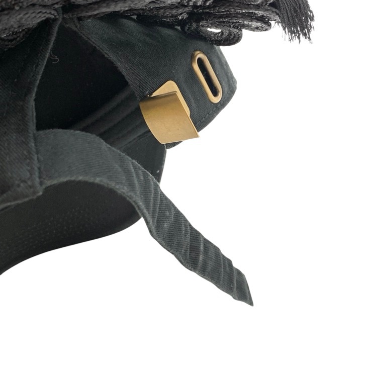 tanaka daisuke タナカダイスケ China ribbon cap STUDIOUS別注 チャイナタッセルキャップ 帽子 ブラック F TD-24SS-AC54-ST