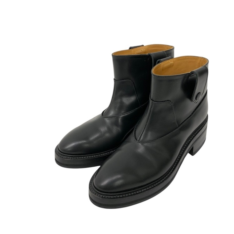 THE RERACS ザ リラクス COW LEATHER COVER LONG BOOTS 2WAYブーツ ブラック 23.5 24FW-REAC-034