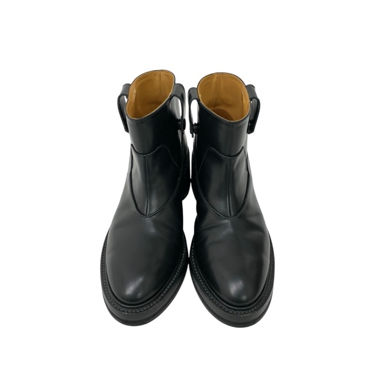 THE RERACS ザ リラクス COW LEATHER COVER LONG BOOTS 2WAYブーツ ブラック 23.5 24FW-REAC-034