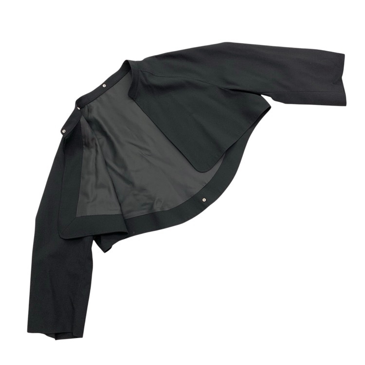 THE RERACS ザ リラクス HIGH TWIST TROPICAL GANSHIN HOODED CAPE COAT 3WAYフーデットケープコート ダークネイビー 21FW-RECT-300L-J