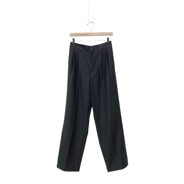 LOEFF ロエフ ギャバボンタントラウザー パンツ ブラック 1 8814-236-0156