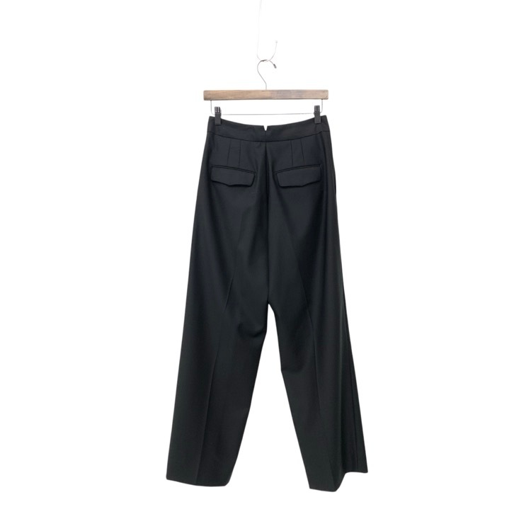 LOEFF ロエフ ギャバボンタントラウザー パンツ ブラック 1 8814-236-0156