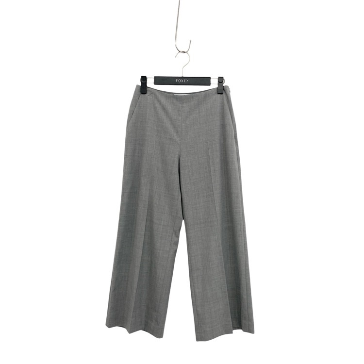 FOXEY NEWYORK フォクシー ワイドパンツ グレー 38 41073-NAPOA