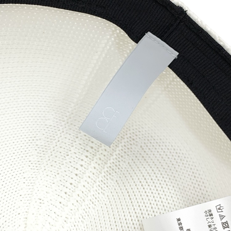 CFCL シーエフシーエル MESH KNIT CAP メッシュニット キャップ ホワイト F CF005AI021