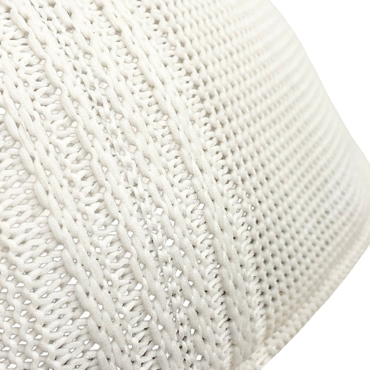 CFCL シーエフシーエル MESH KNIT CAP メッシュニット キャップ ホワイト F CF005AI021