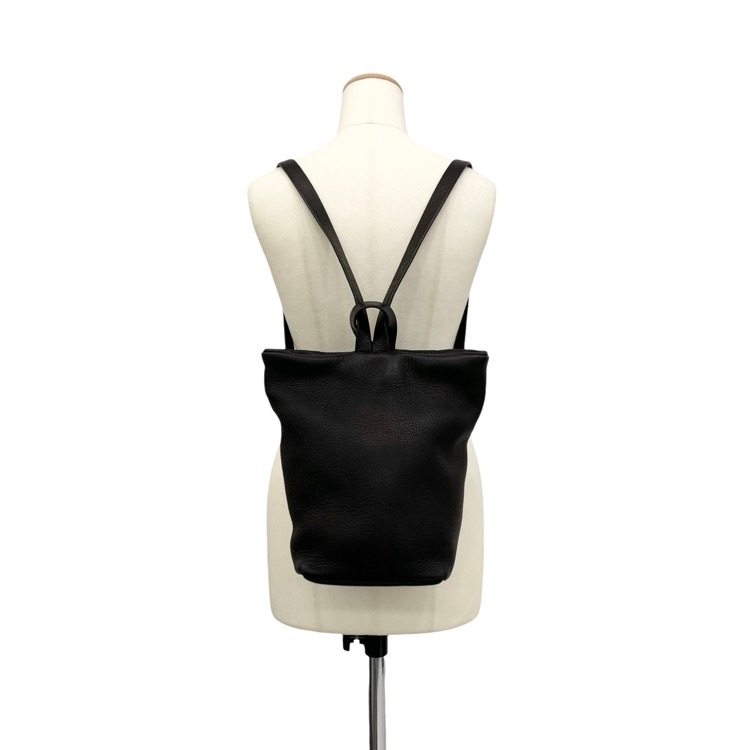 Aeta アエタ DEER RUCKSACK S ディアレザー バックパック ブラック S DA08