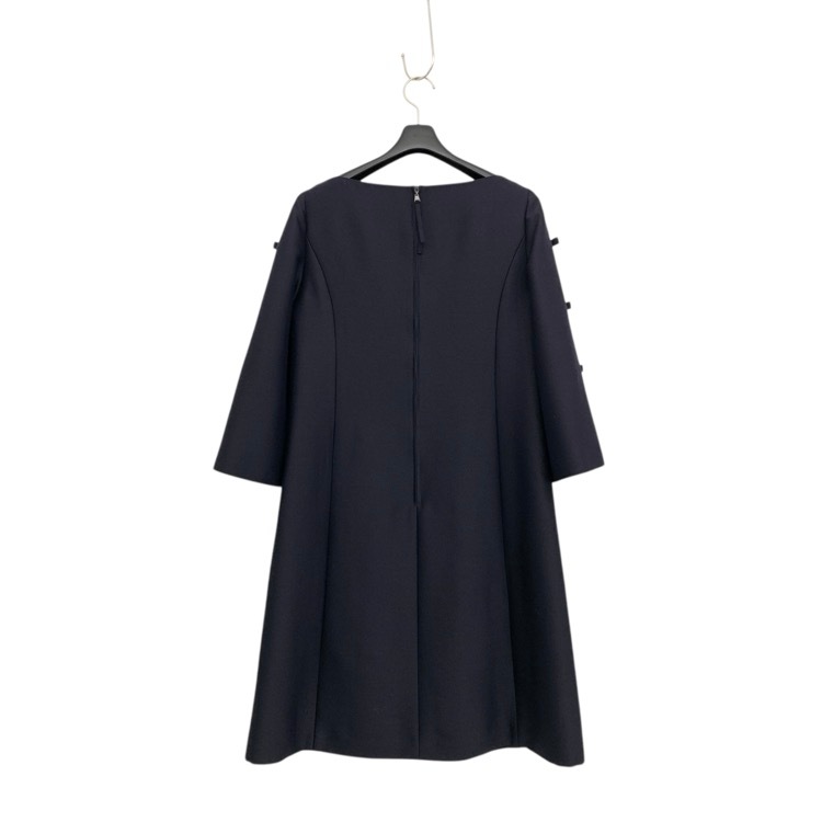 FOXEY フォクシー ドレス エレイン ワンピース ミッドナイトブルー 40 44172-SOOE