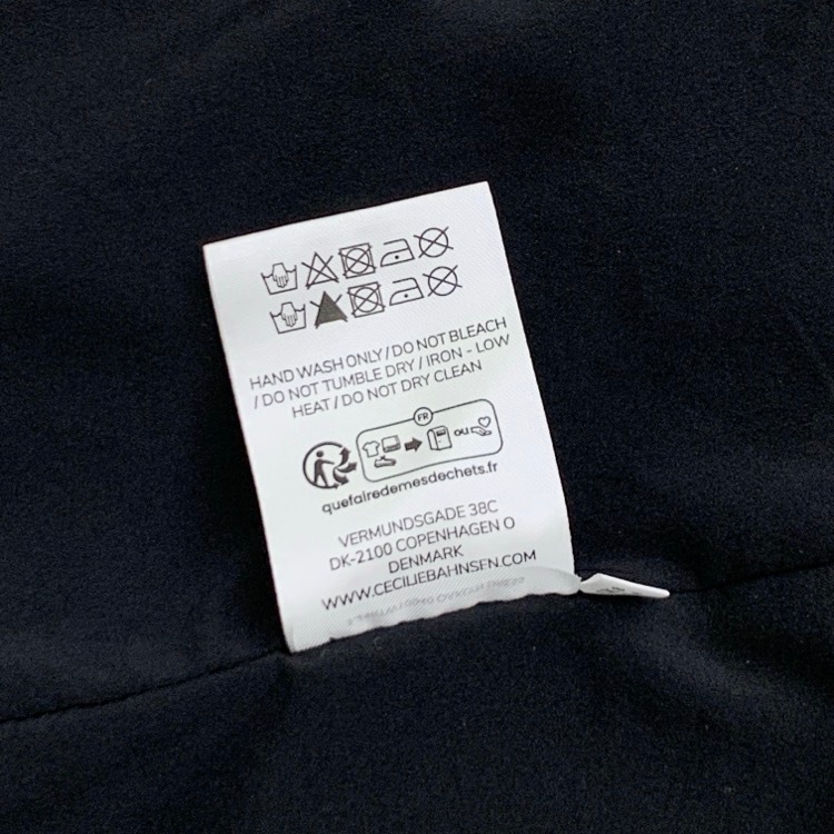 CECILIE BAHNSEN セシリーバンセン OAKLYN DRESS リボンストラップロングワンピース ブラック 8 3.24RTW10040