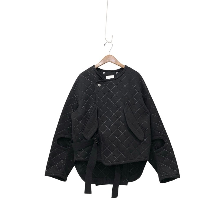 UJOH ウジョー separate blouson セパレートブルゾン キルティングジャケット ブラック 2 U793-Y02-903