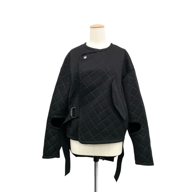 UJOH ウジョー separate blouson セパレートブルゾン キルティングジャケット ブラック 2 U793-Y02-903