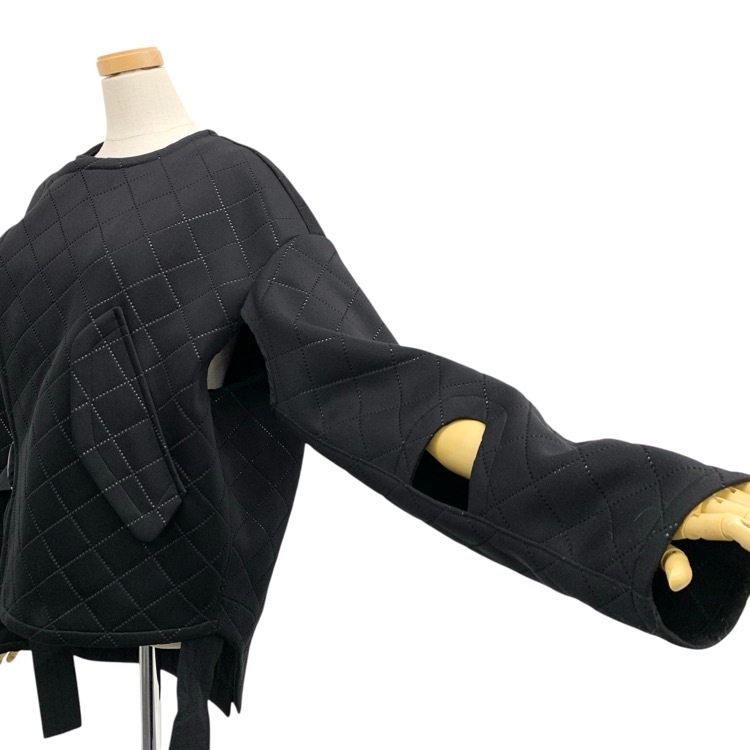 UJOH ウジョー separate blouson セパレートブルゾン キルティングジャケット ブラック 2 U793-Y02-903