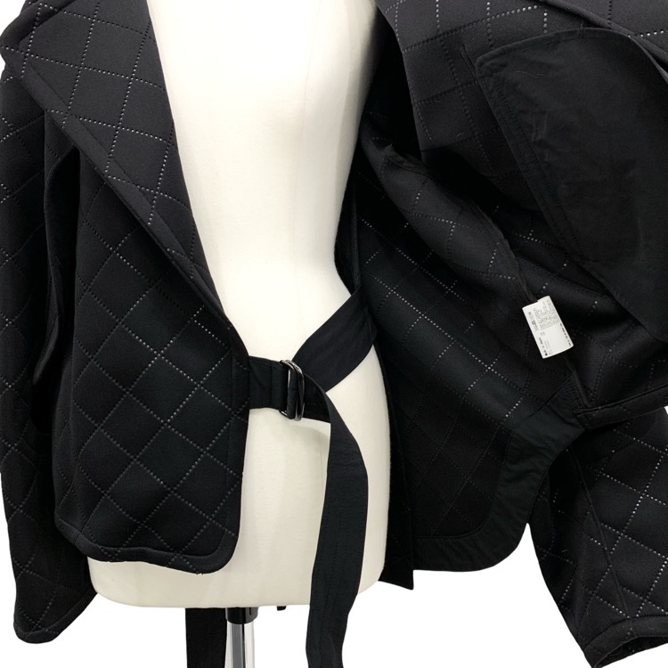 UJOH ウジョー separate blouson セパレートブルゾン キルティングジャケット ブラック 2 U793-Y02-903