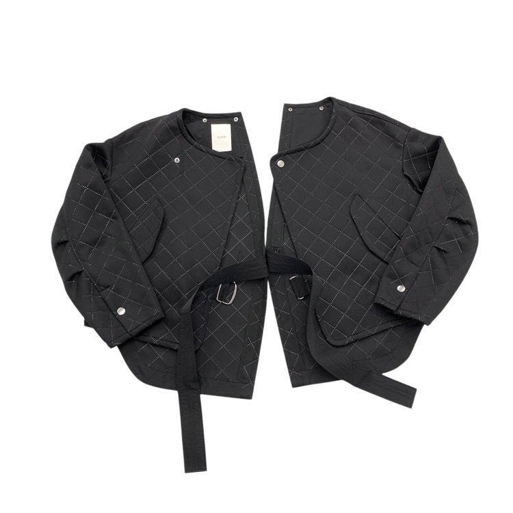 UJOH ウジョー separate blouson セパレートブルゾン キルティングジャケット ブラック 2 U793-Y02-903