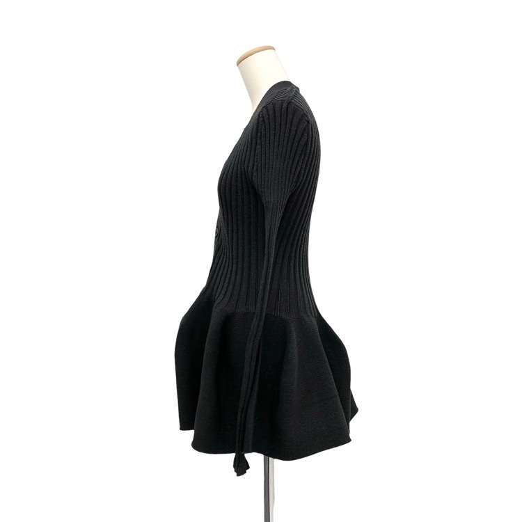 2024AW CFCL シーエフシーエル POTTERY GLITTER CARDIGAN ポッタリーグリッターカーディガン ブラック 3 CF008KE054