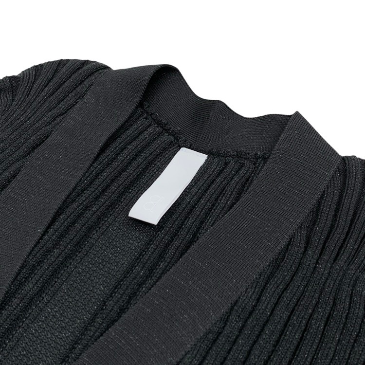 2024AW CFCL シーエフシーエル POTTERY GLITTER CARDIGAN ポッタリーグリッターカーディガン ブラック 3 CF008KE054