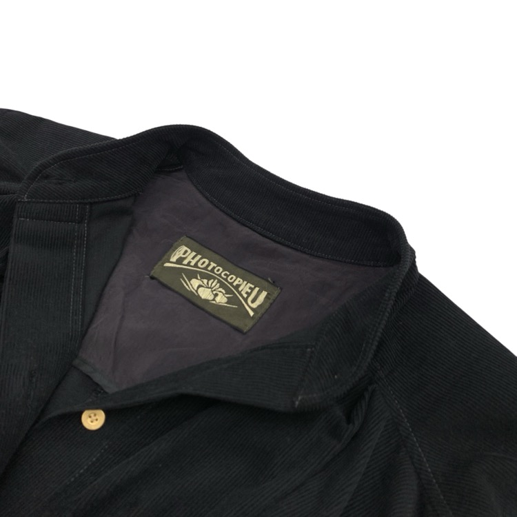 PHOTOCOPIEU フォトコピュー DESIREE コーデュロイ ワンピース ブラック 38 222DSR