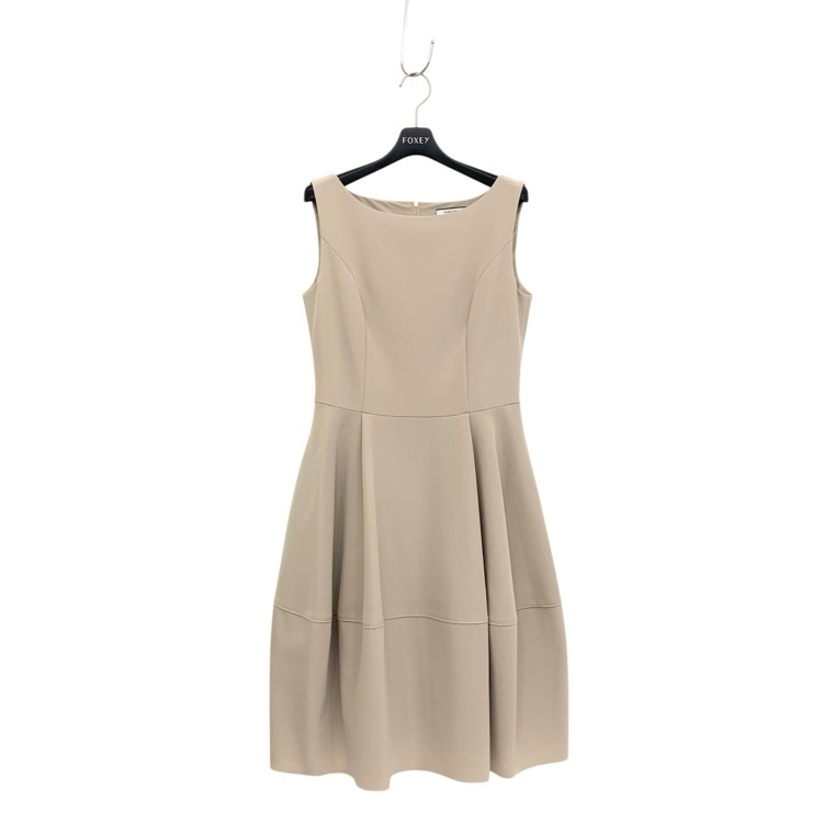 FOXEY NEWYORK フォクシー ドレス バロン ワンピース サンドベージュ 40 36344-NAOOX