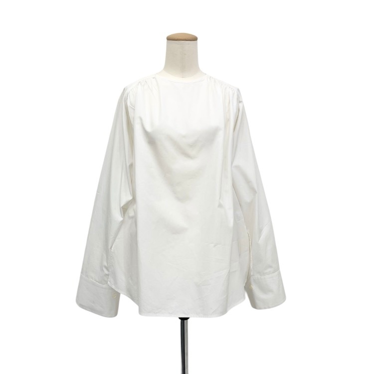 deres デレス Hope cotton drape blouse コットンドレープブラウス ホワイト F DER24SS-BL-001