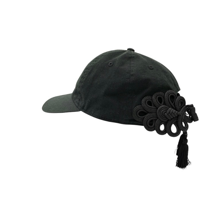 tanaka daisuke タナカダイスケ China ribbon cap STUDIOUS別注 チャイナリボンキャップ 帽子 ブラック F TD-24SS-AC54-ST