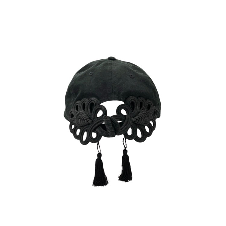 tanaka daisuke タナカダイスケ China ribbon cap STUDIOUS別注 チャイナリボンキャップ 帽子 ブラック F TD-24SS-AC54-ST