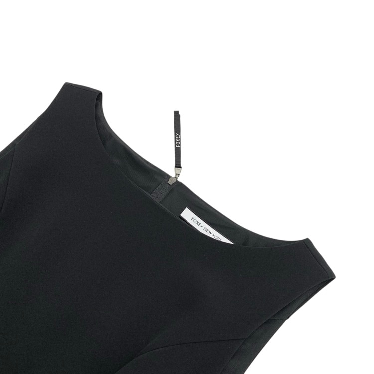 FOXEY NEWYORK フォクシー ドレス バロン ワンピース ブラック 40 36344-NAOOX
