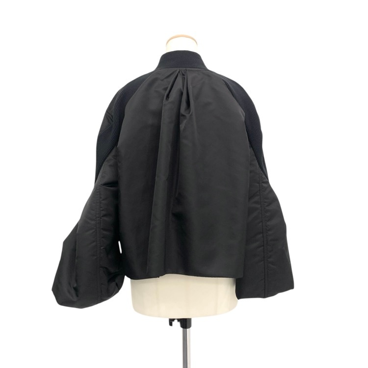 sacai サカイ Nylon Twill Blouson バルーンスリーブナイロンツイルブルゾン ブラック 2 23-06670