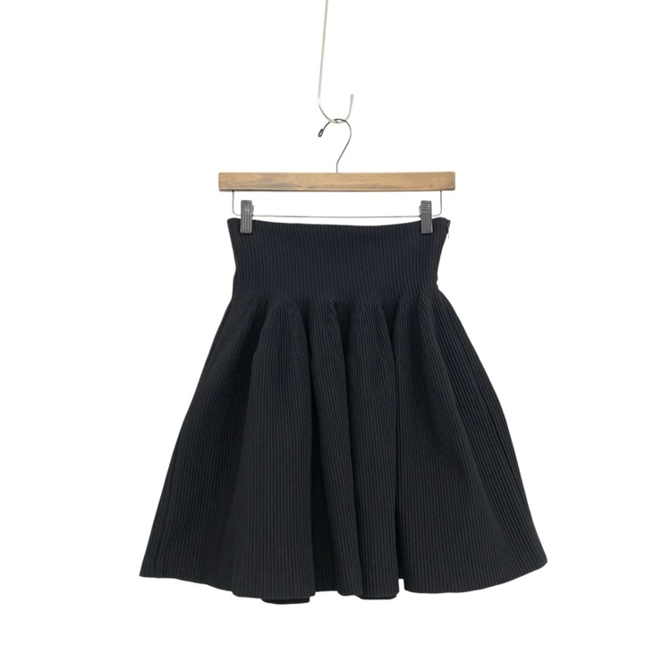 CFCL シーエフシーエル HYPHA MINI SKIRT ハイウエスト ミニ スカート ブラック F CF010KG0941JP00