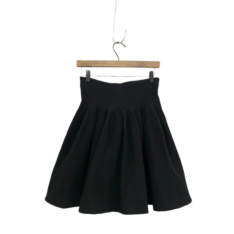 CFCL シーエフシーエル HYPHA MINI SKIRT ハイウエスト ミニ スカート ブラック F CF010KG0941JP00