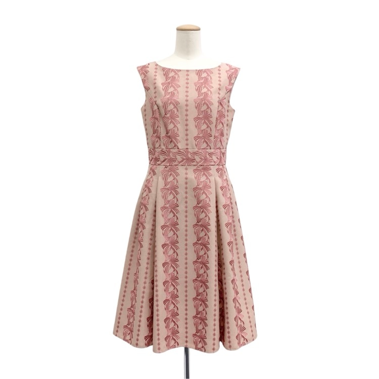 TOCCA トッカ RIBBON PARLOUR ドレス リボン パーラー ピンク 0