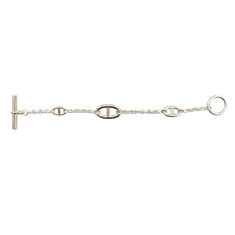 HERMES エルメス Chaine d'Ancre シェーヌダンクル ファランドールブレスレット Ag925 LG