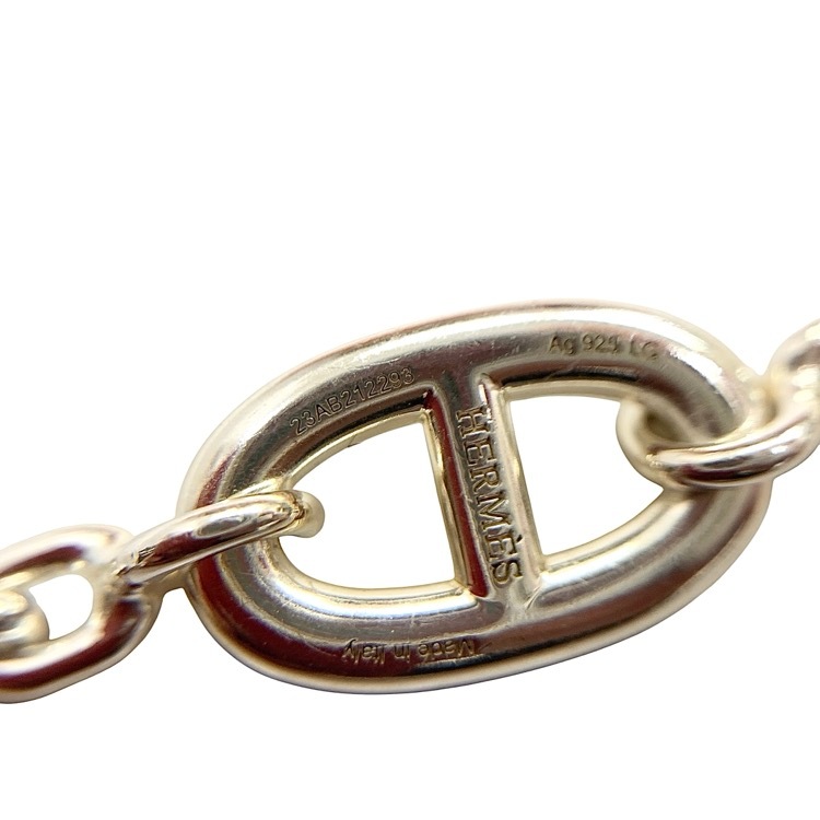 HERMES エルメス Chaine d'Ancre シェーヌダンクル ファランドールブレスレット Ag925 LG
