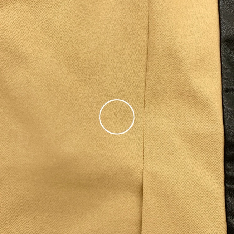 Mame Kurogouchi マメクロゴウチ High Waisted Chino Skirt ハイウエストチノスカート ベージュ 3 MM21PF-SK707