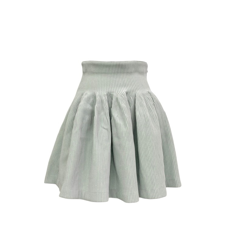 CFCL シーエフシーエル HYPHA MINI SKIRT ハイウエスト ミニ スカート ミント CLEARLY AQUA MULTI F CF011KG177JP00