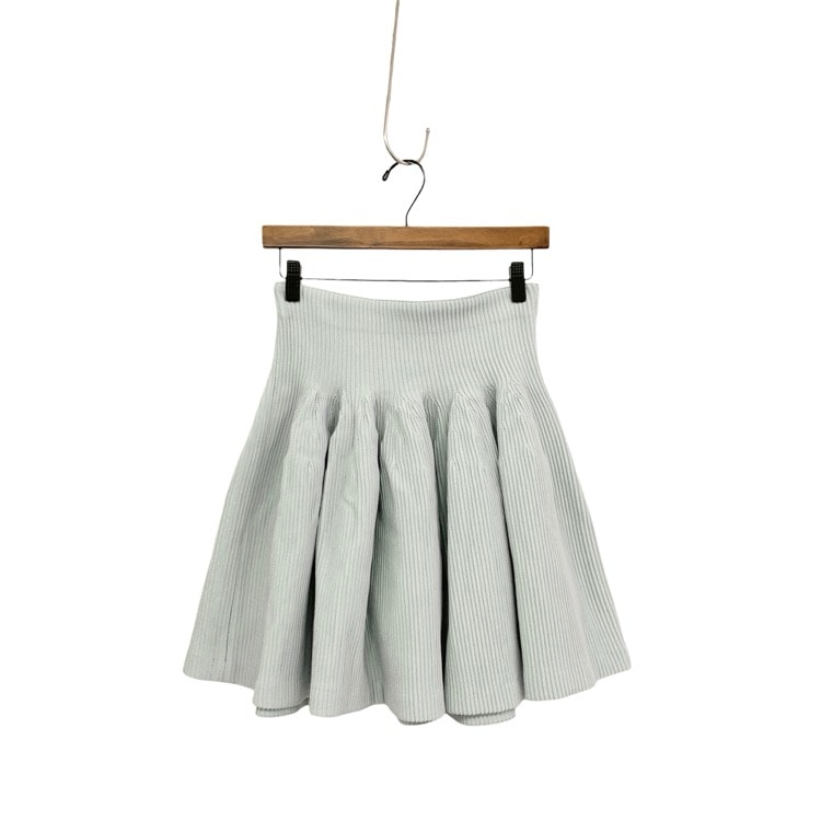CFCL シーエフシーエル HYPHA MINI SKIRT ハイウエスト ミニ スカート ミント CLEARLY AQUA MULTI F CF011KG177JP00
