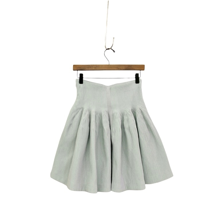 CFCL シーエフシーエル HYPHA MINI SKIRT ハイウエスト ミニ スカート ミント CLEARLY AQUA MULTI F CF011KG177JP00