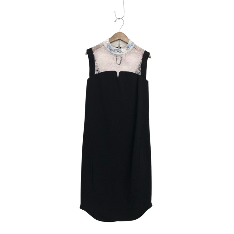 Mame Kurogouchi マメクロゴウチ Embroidery Collar Sleeveless Dress