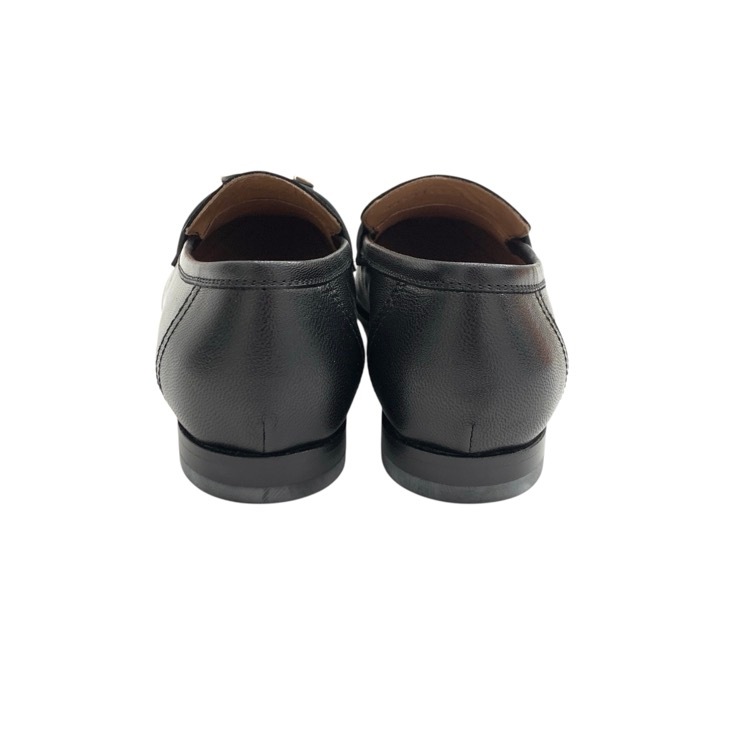 HERMES エルメス モカシン 《パリ》 Hモチーフ ブラック パラディウム 36.5 H201199Z