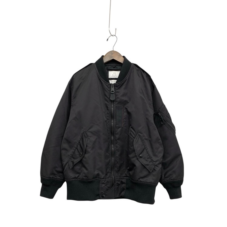 HYKE ハイク TYPE L-2A JACKET ミリタリーブルゾン ブラック 1 231-17373