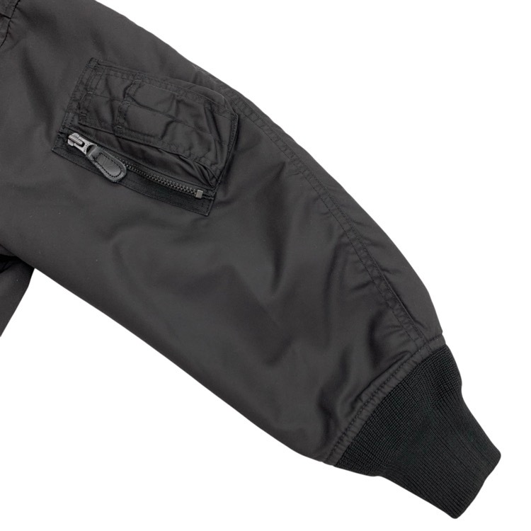 HYKE ハイク TYPE L-2A JACKET ミリタリーブルゾン ブラック 1 231-17373