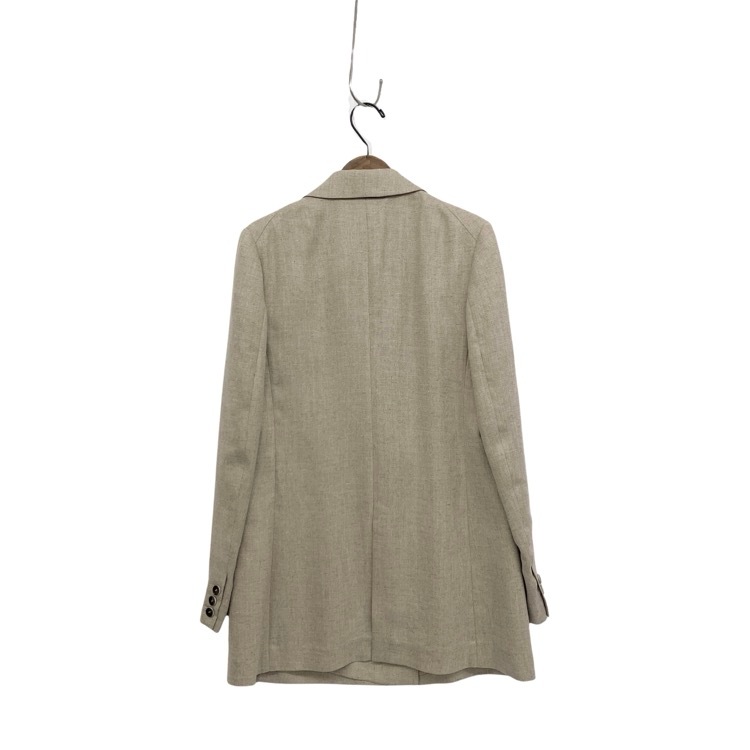 未使用品 Mame Kurogouchi マメクロゴウチ Triacetate Double Breasted Jacket トリアセテートダブルジャケット ベージュ 2 MM22PS-JK716