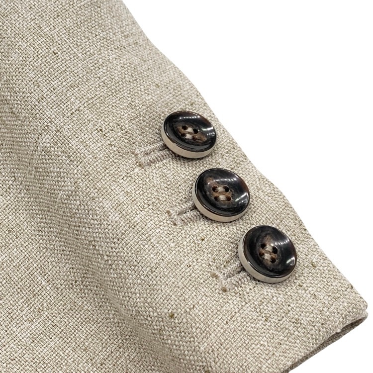 未使用品 Mame Kurogouchi マメクロゴウチ Triacetate Double Breasted Jacket トリアセテートダブルジャケット ベージュ 2 MM22PS-JK716