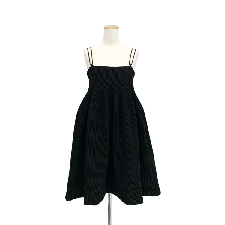 CFCL シーエフシーエル HYPHA STRAP MINI DRESS キャミソール ドレス ワンピース ブラック F CF009KH062