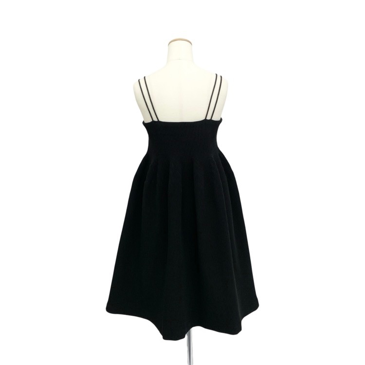 CFCL シーエフシーエル HYPHA STRAP MINI DRESS キャミソール ドレス ワンピース ブラック F CF009KH062