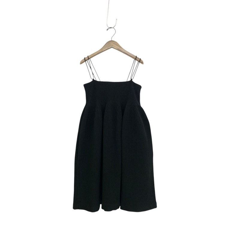 CFCL シーエフシーエル HYPHA STRAP MINI DRESS キャミソール ドレス ワンピース ブラック F CF009KH062