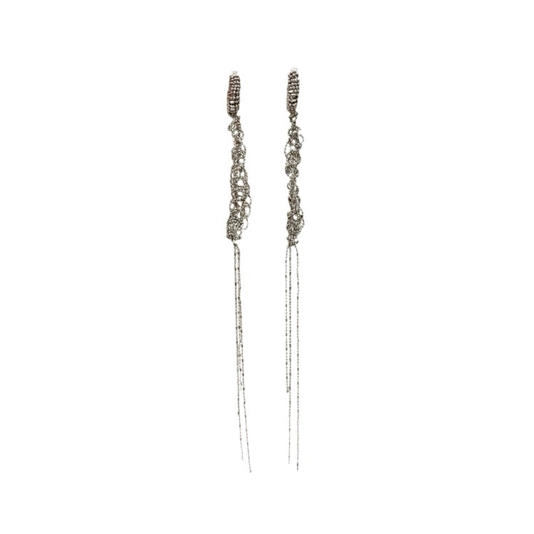 LEMAIRE ルメール TANGLE LONG EARRINGS タングルロング イヤリング シルバー JW0053 LO036