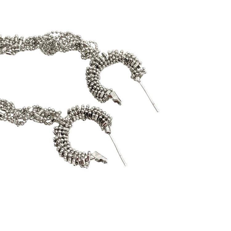 LEMAIRE ルメール TANGLE LONG EARRINGS タングルロング イヤリング シルバー JW0053 LO036