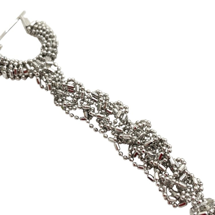 LEMAIRE ルメール TANGLE LONG EARRINGS タングルロング イヤリング シルバー JW0053 LO036