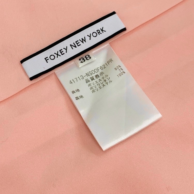 FOXEY NEWYORK フォクシー ドレス ロージーフレア ピーチメルバ 38 41713-NSOOF